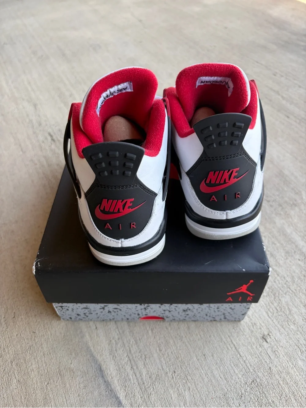 Jordan Kids Sneakers - White, Red, Black